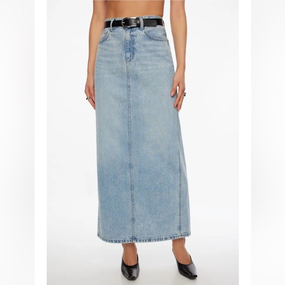 Dynamite Column Denim Maxi Skirt - Picture 1 of 5